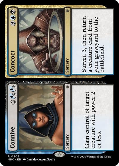 Connive Concoct Commander: Murders at Karlov Manor Magic card