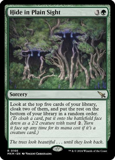 Hide in Plain Sight Murders at Karlov Manor Magic card
