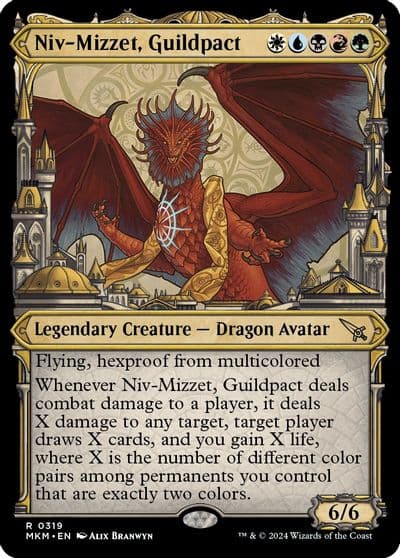 Niv Mizzet Guildpact Showcase 319 Murders at Karlov Manor Magic card