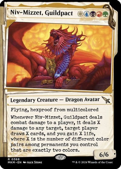 Niv Mizzet Guildpact Showcase 368 Murders at Karlov Manor Magic card