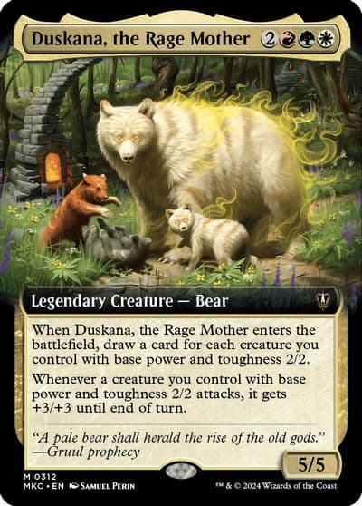 Duskana the Rage Mother Extended Art Commander: Murders at Karlov Manor Magic card