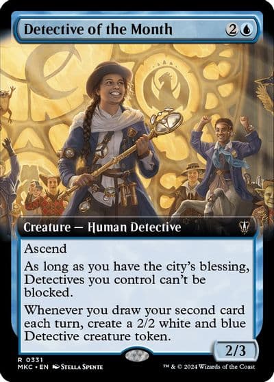 Detective of the Month Extended Art Commander: Murders at Karlov Manor Magic card