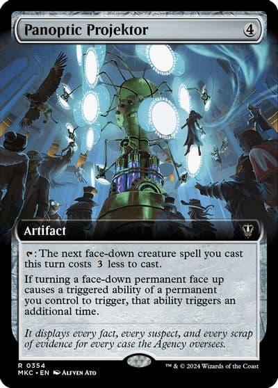 Panoptic Projektor Extended Art Commander: Murders at Karlov Manor Magic card
