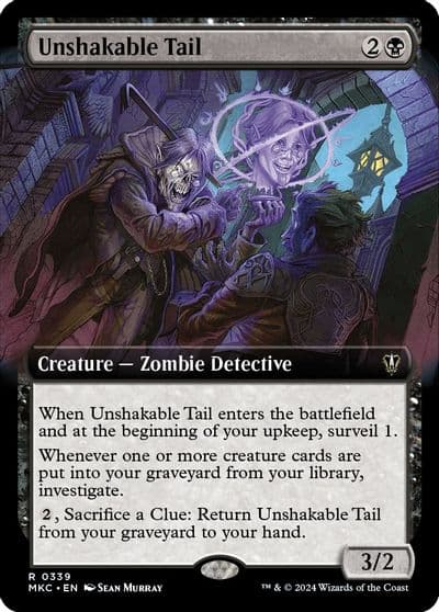 Unshakable Tail Extended Art Commander: Murders at Karlov Manor Magic card