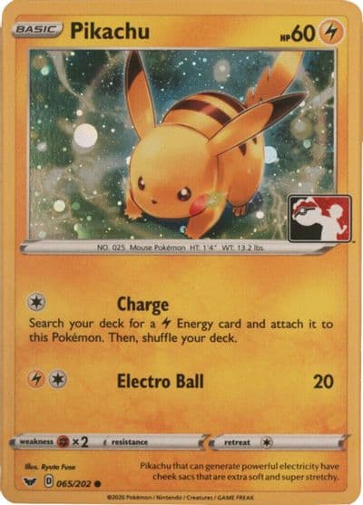 Pikachu (Cosmos Holo) League & Championship Cards Pokemon card