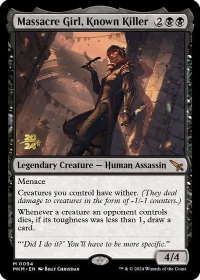 Massacre Girl Known Killer Prerelease Cards Magic card