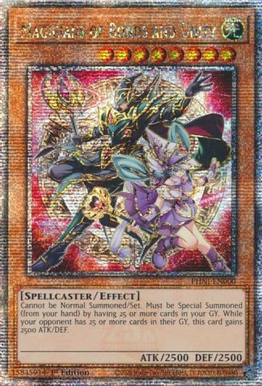 magicians of bonds and unity quarter century secret rare Phantom Nightmare Yu-Gi-Oh! card