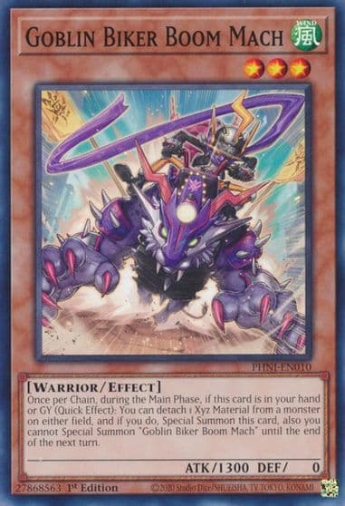 Goblin Biker Boom Mach Phantom Nightmare Yu-Gi-Oh! card