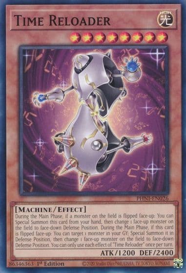 Time Reloader Phantom Nightmare Yu-Gi-Oh! card