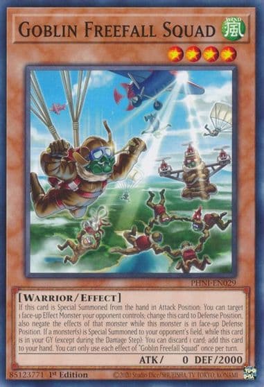 goblin freefall squad Phantom Nightmare Yu-Gi-Oh! card