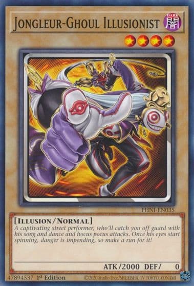 jongleur ghoul illusionist Phantom Nightmare Yu-Gi-Oh! card