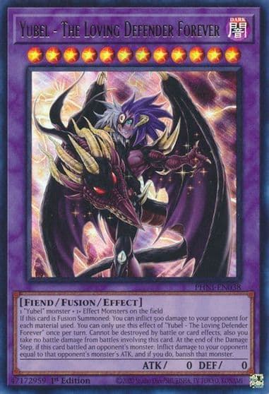 Yubel The Loving Defender Forever Phantom Nightmare Yu-Gi-Oh! card