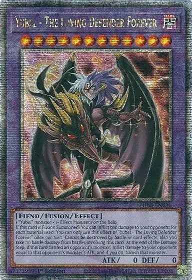 Yubel The Loving Defender Forever Quarter Century Secret Rare Phantom Nightmare Yu-Gi-Oh! card