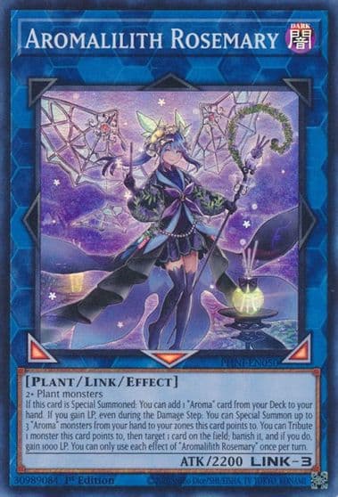aromalilith rosemary Phantom Nightmare Yu-Gi-Oh! card