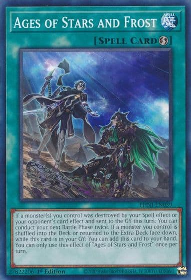 Ages of Stars and Frost Phantom Nightmare Yu-Gi-Oh! card