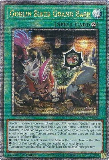 Goblin Biker Grand Bash Quarter Century Secret Rare Phantom Nightmare Yu-Gi-Oh! card
