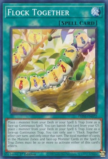Flock Together Phantom Nightmare Yu-Gi-Oh! card