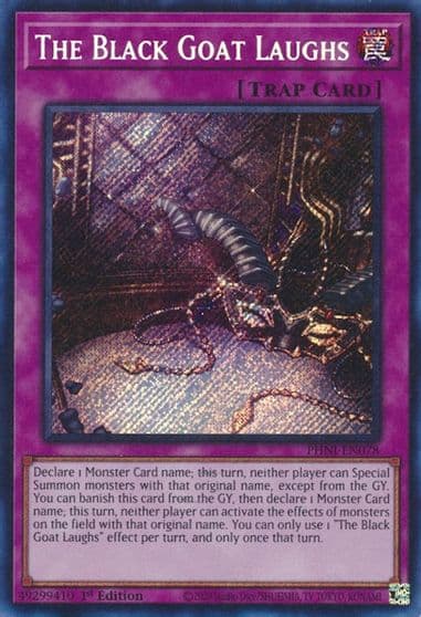 The Black Goat Laughs Phantom Nightmare Yu-Gi-Oh! card