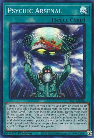 Psychic Arsenal Phantom Nightmare Yu-Gi-Oh! card