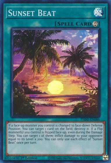 Sunset Beat Phantom Nightmare Yu-Gi-Oh! card