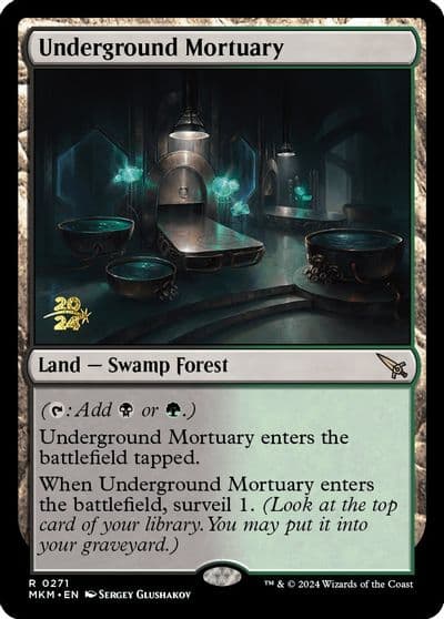 Underground Mortuary Prerelease Cards Magic card