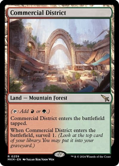 Commercial District Promo Pack: Murders at Karlov Manor Magic card