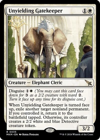 Unyielding Gatekeeper Promo Pack: Murders at Karlov Manor Magic card