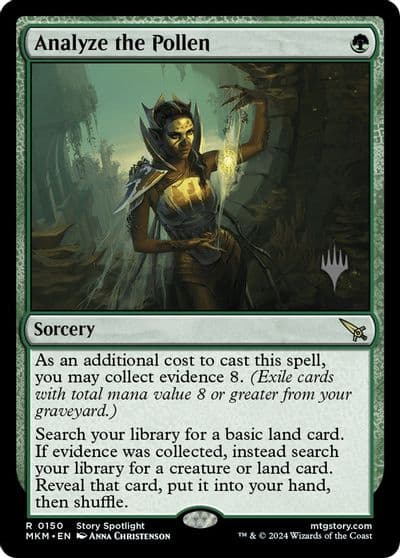 Analyze the Pollen Promo Pack: Murders at Karlov Manor Magic card