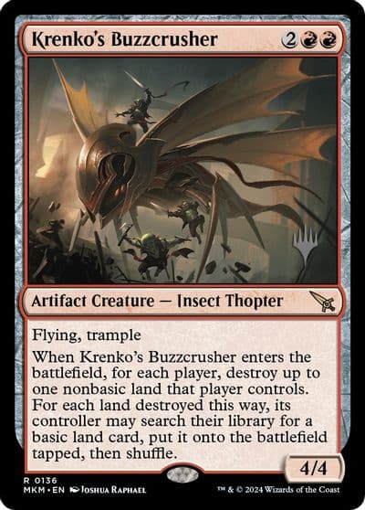 Krenkos Buzzcrusher Promo Pack: Murders at Karlov Manor Magic card