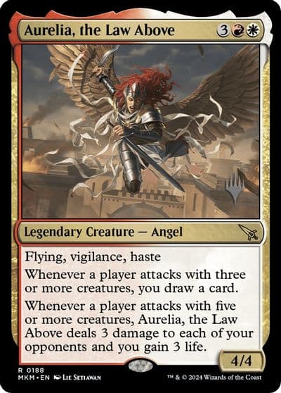 Aurelia the Law Above Promo Pack: Murders at Karlov Manor Magic card