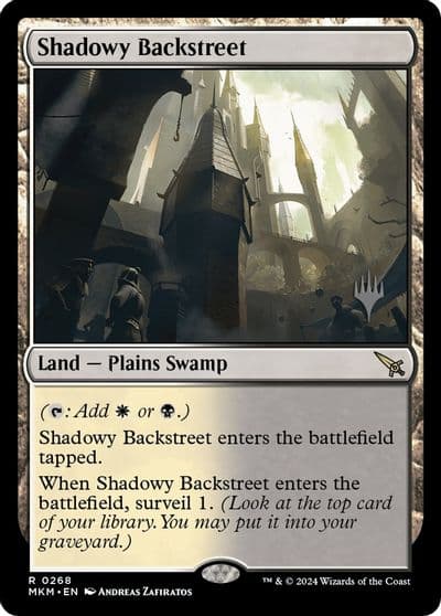 Shadowy Backstreet Promo Pack: Murders at Karlov Manor Magic card
