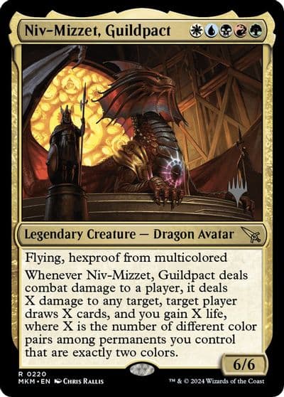 Niv Mizzet Guildpact Promo Pack: Murders at Karlov Manor Magic card