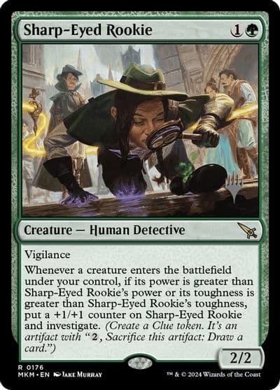 Sharp Eyed Rookie Promo Pack: Murders at Karlov Manor Magic card