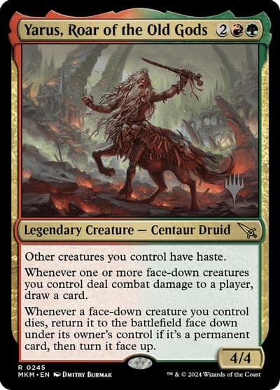 Yarus Roar of the Old Gods Promo Pack: Murders at Karlov Manor Magic card