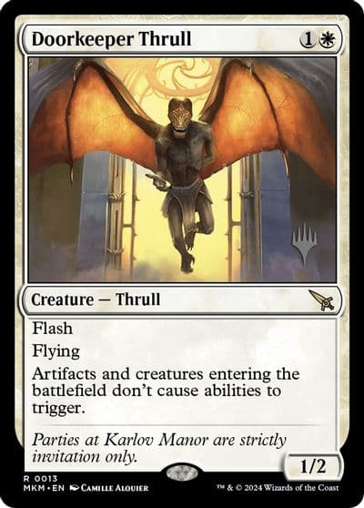 Doorkeeper Thrull Promo Pack: Murders at Karlov Manor Magic card