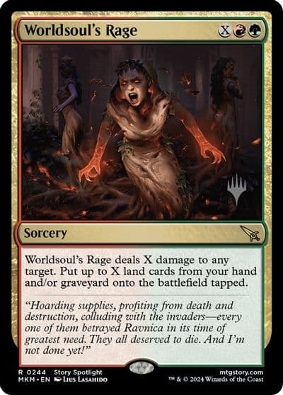 Worldsouls Rage Promo Pack: Murders at Karlov Manor Magic card