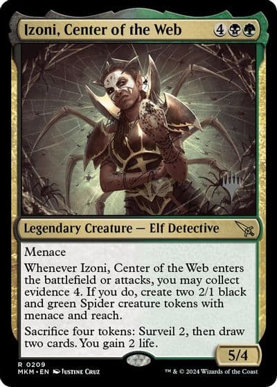 Izoni Center of the Web Promo Pack: Murders at Karlov Manor Magic card