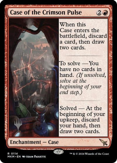 Case of the Crimson Pulse Promo Pack: Murders at Karlov Manor Magic card