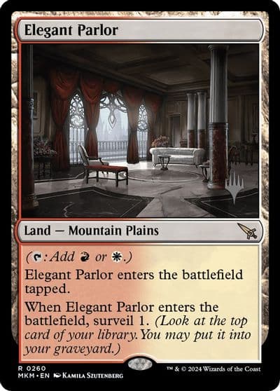 Elegant Parlor Promo Pack: Murders at Karlov Manor Magic card
