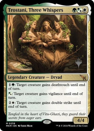 Trostani Three Whispers Promo Pack: Murders at Karlov Manor Magic card