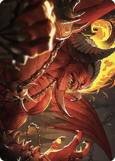 Rakdos Patron of Chaos Art Card 45 49 Art Series: Murders at Karlov Manor Magic card