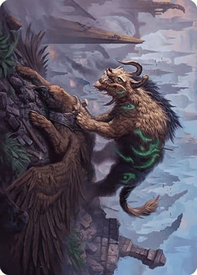 Axebane Ferox Art Card Art Series: Murders at Karlov Manor Magic card