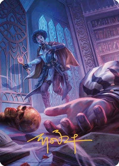 Deadly Complication Art Card Gold Stamped Signature Art Series: Murders at Karlov Manor Magic card