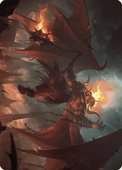 Rakdos Patron of Chaos Art Card 22 49 Art Series: Murders at Karlov Manor Magic card