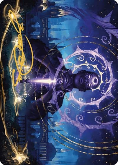 Coerced to Kill Art Card Gold Stamped Signature Art Series: Murders at Karlov Manor Magic card
