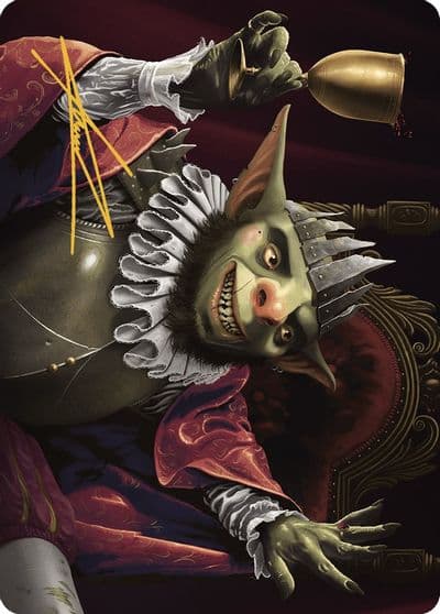 Krenko Baron of Tin Street Art Card Gold Stamped Signature Art Series: Murders at Karlov Manor Magic card