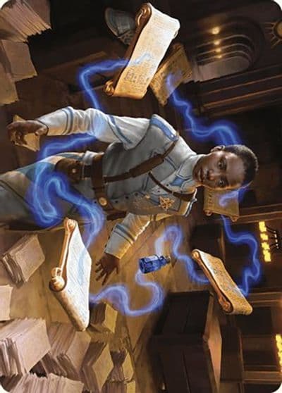 Case File Auditor Art Card Art Series: Murders at Karlov Manor Magic card