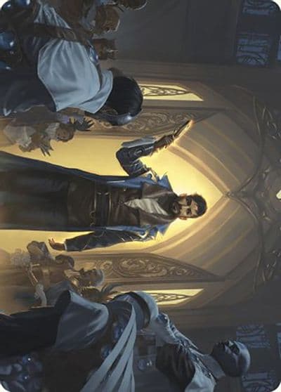 Auspicious Arrival Art Card Art Series: Murders at Karlov Manor Magic card