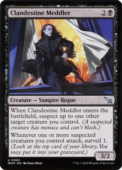 Clandestine Meddler b Murders at Karlov Manor Magic card