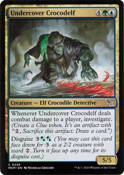Undercover Crocodelf b Murders at Karlov Manor Magic card
